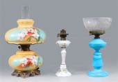 Group of three antique porcela