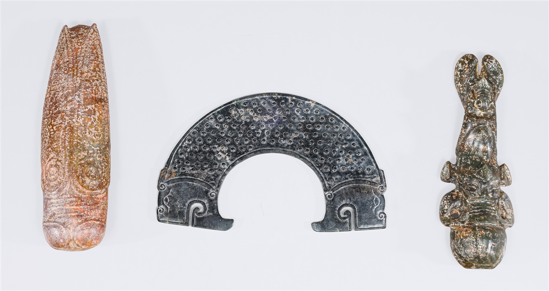Group of three archaic Chinese
