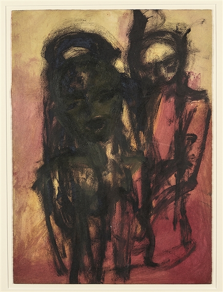Group of three artworks; 15 1/4"