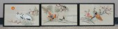 GROUP OF THREE ASIAN EMBROIDER
