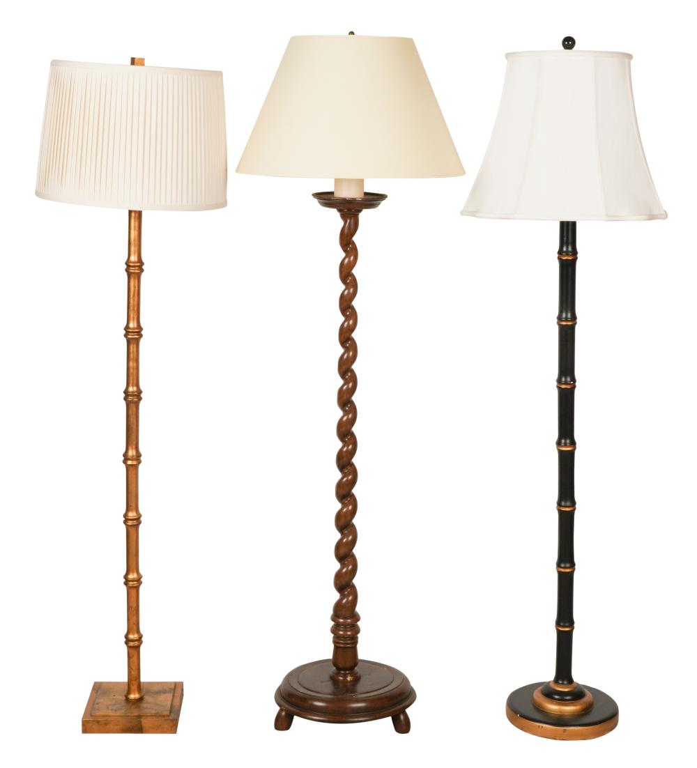 GROUP OF THREE ASSORTED FLOOR