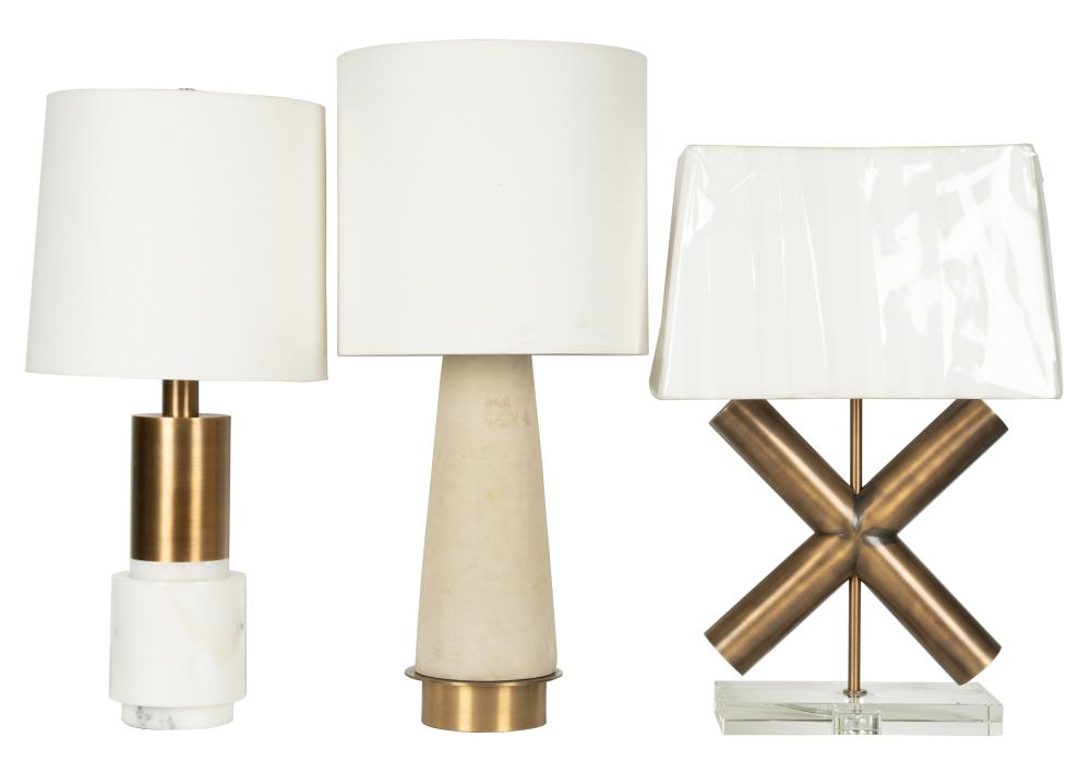 GROUP OF THREE ASSORTED MODERN