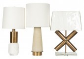 GROUP OF THREE ASSORTED MODERN