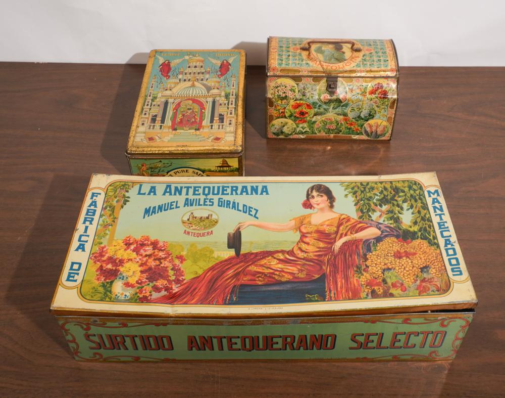 GROUP OF THREE ASSORTED SPANISH