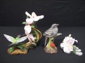 Group of three Boehm porcelain