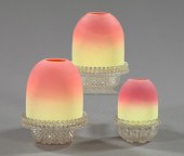 Group of Three Burmese Glass F