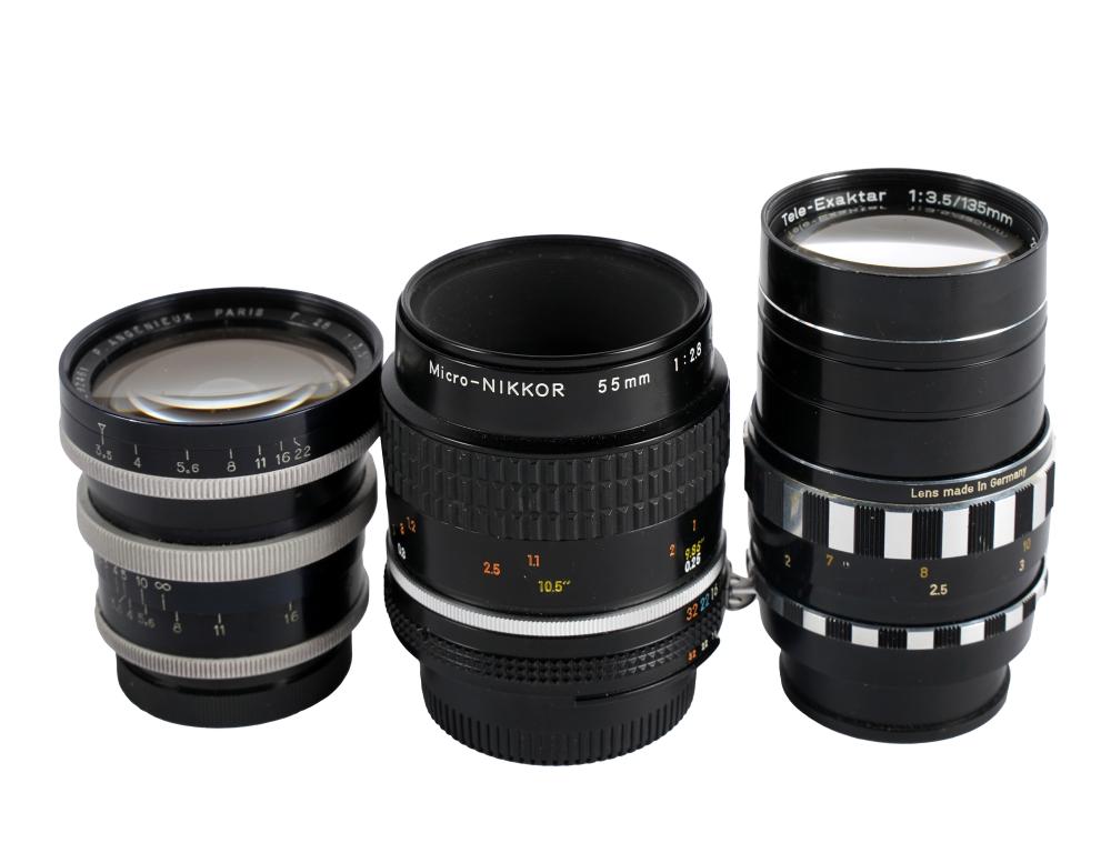 GROUP OF THREE CAMERA
