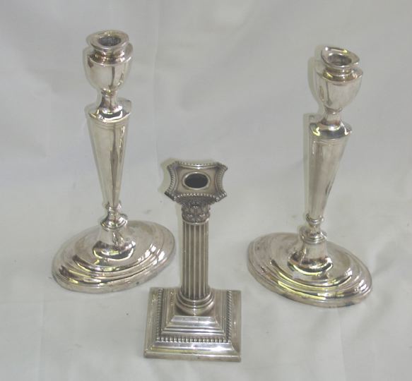 Group of Three Candlesticks, 