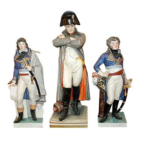 Group of Three Capodimonte