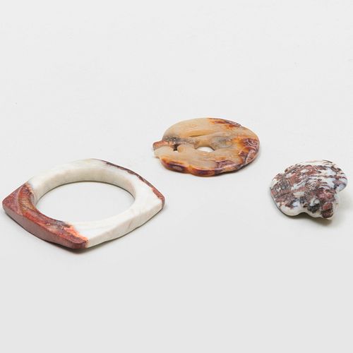 GROUP OF THREE CHINESE ARCHAISTIC