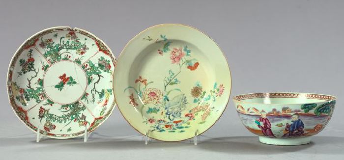 Group of Three Chinese Export