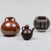 GROUP OF THREE CHINESE GLAZED
