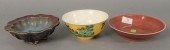 GROUP OF THREE CHINESE PORCELA