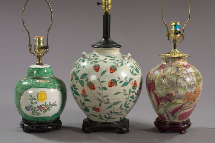 Group of Three Chinese Porcelain