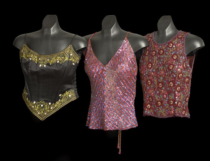 Group of Three Cocktail Tops, 