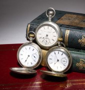 GROUP OF THREE COLUMBUS WATCH