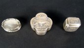 Group of three Continental sil