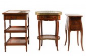 GROUP OF THREE CONTINENTAL TAB