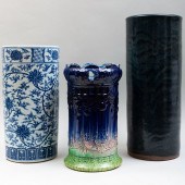 GROUP OF THREE CYLINDRICAL UMB
