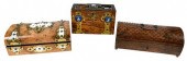 GROUP OF THREE DECORATIVE BOXE