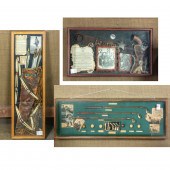 GROUP OF THREE DIORAMAS Group