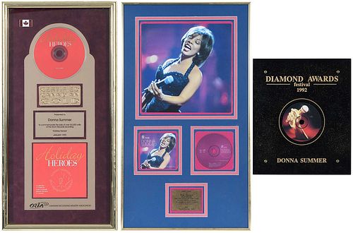 GROUP OF THREE DONNA SUMMER RELATED
