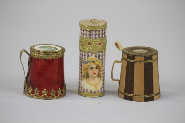 GROUP OF THREE DRESDEN CANDY