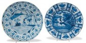 Group of Three Dutch Delft Blu