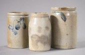 Group of Three Earthenware Cro