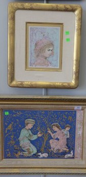 GROUP OF THREE EDNA HIBEL (AME