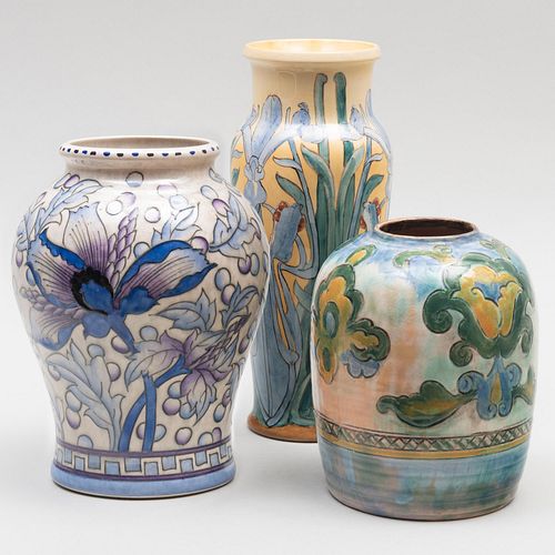 GROUP OF THREE ENGLISH AESTHETIC