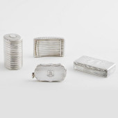 GROUP OF THREE ENGLISH SILVER