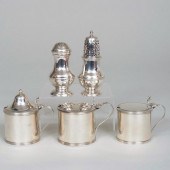 GROUP OF THREE ENGLISH SILVER