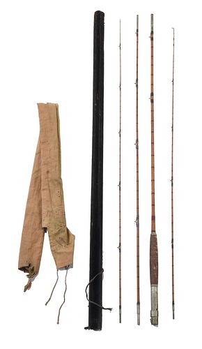 GROUP OF THREE FLY RODS, VON