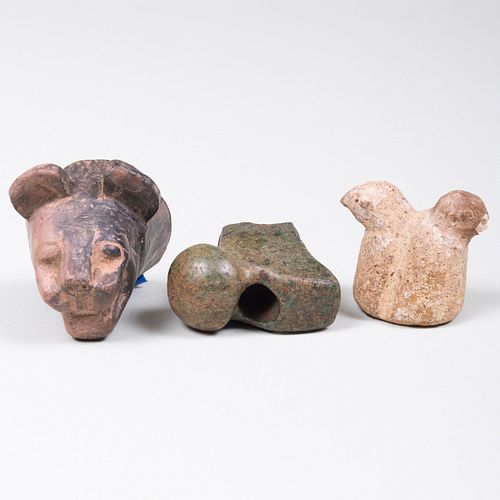 GROUP OF THREE FRAGMENTSComprising: