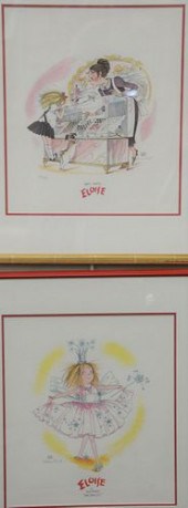 GROUP OF THREE FRAMED ELOISE I