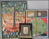 GROUP OF THREE FRAMED PRINTS A