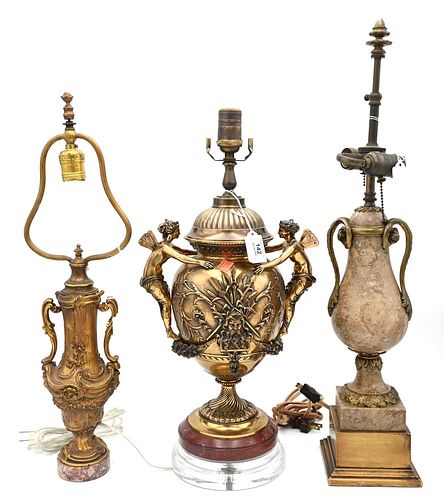 GROUP OF THREE FRENCH STYLE TABLE
