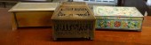 GROUP OF THREE HINGED BOXES, I