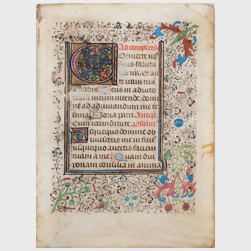 GROUP OF THREE ILLUMINATED