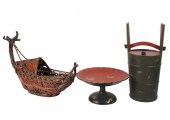 GROUP OF THREE JAPANESE DECORA