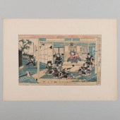 GROUP OF THREE JAPANESE WOODBL