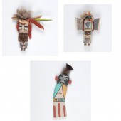 GROUP OF THREE KATSINAMHopi,
