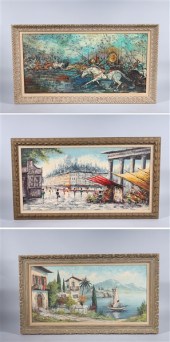Group of three large impressio