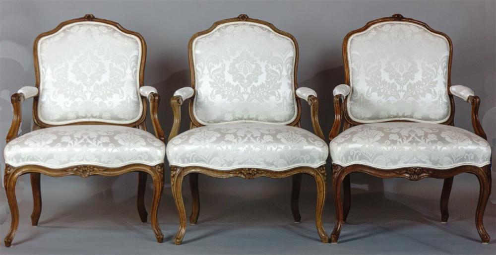 GROUP OF THREE LOUIS XV STYLE