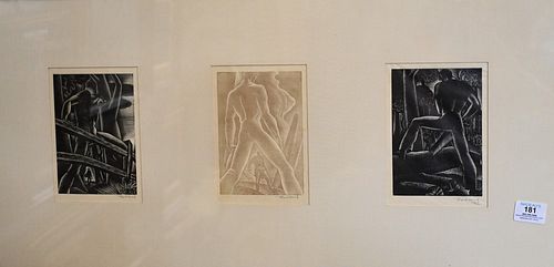 GROUP OF THREE LYND KENDALL WARD