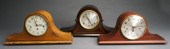 GROUP OF THREE MANTLE CLOCKSGr