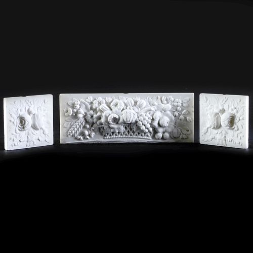 GROUP OF THREE MARBLE