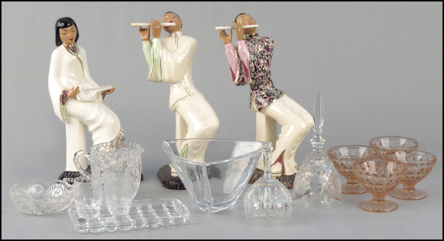 GROUP OF THREE MCCARTY BROS CERAMIC