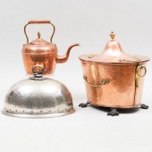 GROUP OF THREE METAL WARESComp